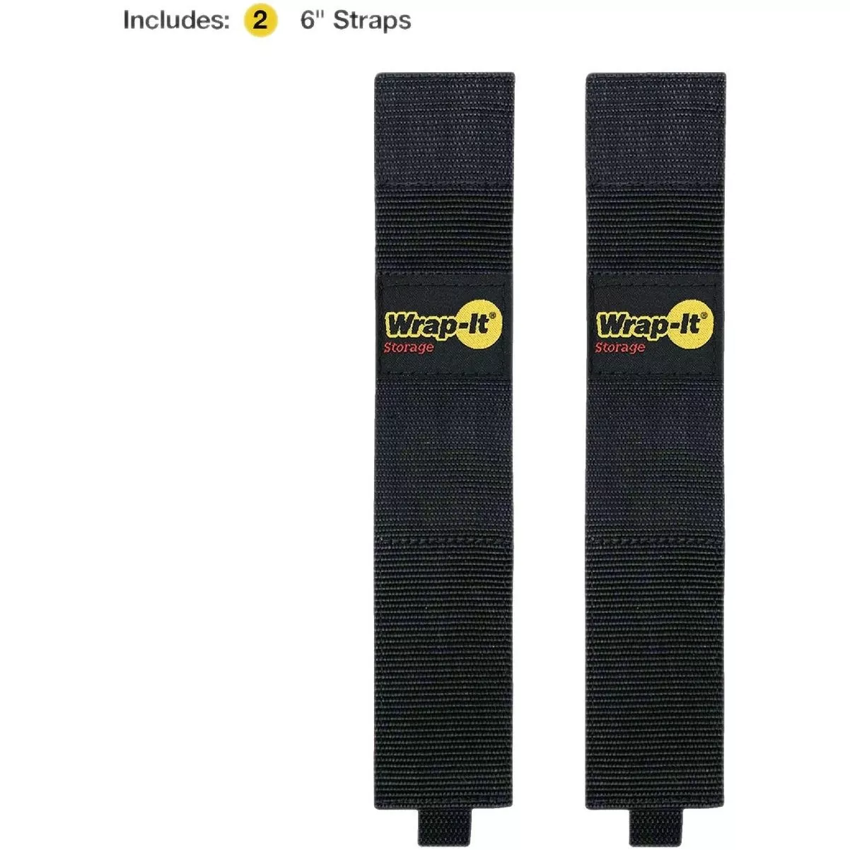Twin-straps 16 In. Dual Ended Hook & Loop Hanging Strap (2-pack)