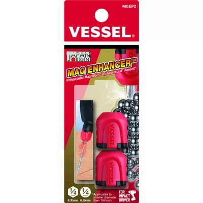 Vessel Mag Enhancer for Screwdrivers or Bits 2 Pc Set (MGEP2)