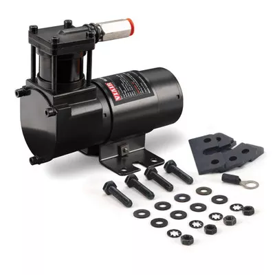 VIAIR 98C Stealth Black Compressor Kit with Omega Mounting Bracket (00091)