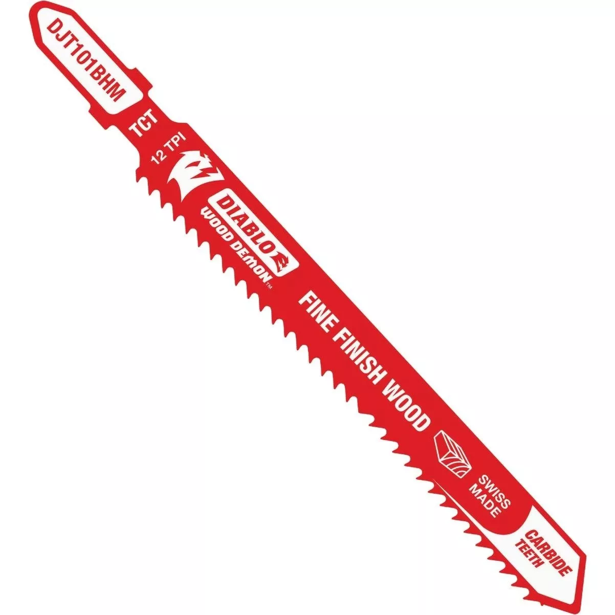 Wood Demon 4 In. X 12 Tpi T-shank Carbide Jig Saw Blade For Fine Finish Wood
