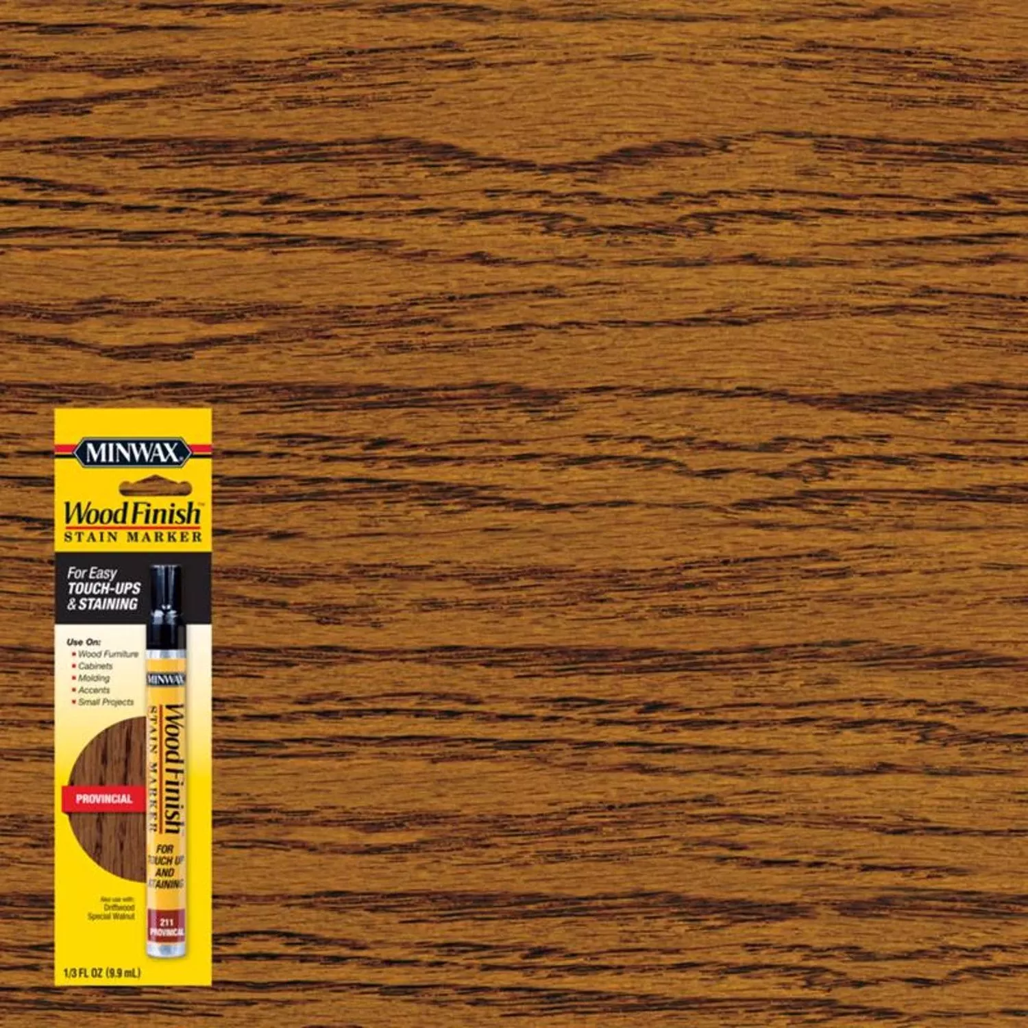 Wood Finish Provincial Stain Marker – 0.33 Oz Oil-based Touch-up Applicator