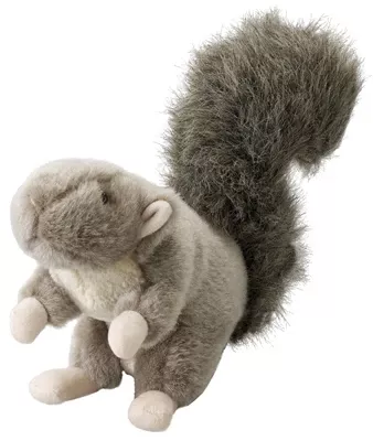 Woodland Plush Squirrel Dog Toy – 9.5″ Soft & Realistic