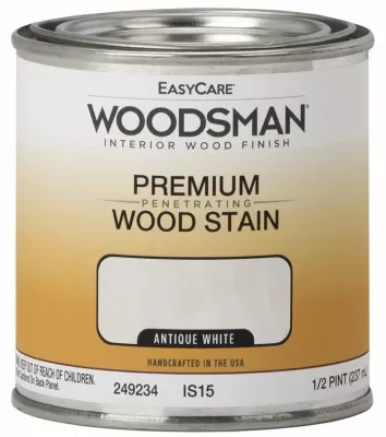 Woodsman Antique White Oil-based Interior Wood Stain – Half Pint