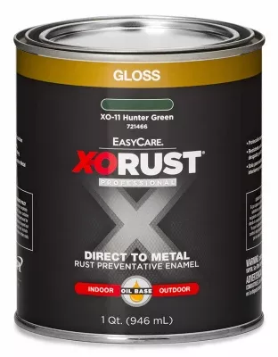 X-o Rust Hunter Green Oil-based Enamel – 1 Quart Durable Rust Protector