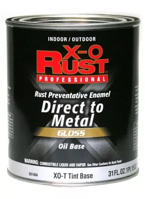 X-o Rust Premium Oil-based Anti-rust Enamel Tint Base – 1 Quart