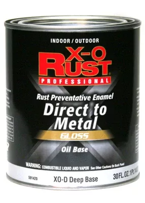 X-o Rust Premium Oil-based Gloss Enamel – Superior Anti-rust Protection, 1 Quart