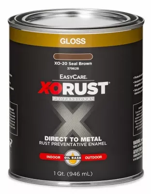 X-o Rust Premium Seal Brown Anti-rust Oil-based Enamel Paint – 1 Quart