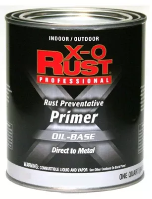 X-o Rust White Metal Primer Quart – Durable Oil-based Protection