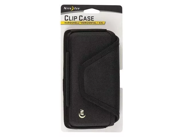 Xxl Black Hardshell Clip Case Holder, Rugged Holster For Smartphones