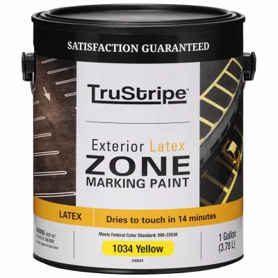 Yellow Flat Latex Zone Marking Paint – 1 Gallon