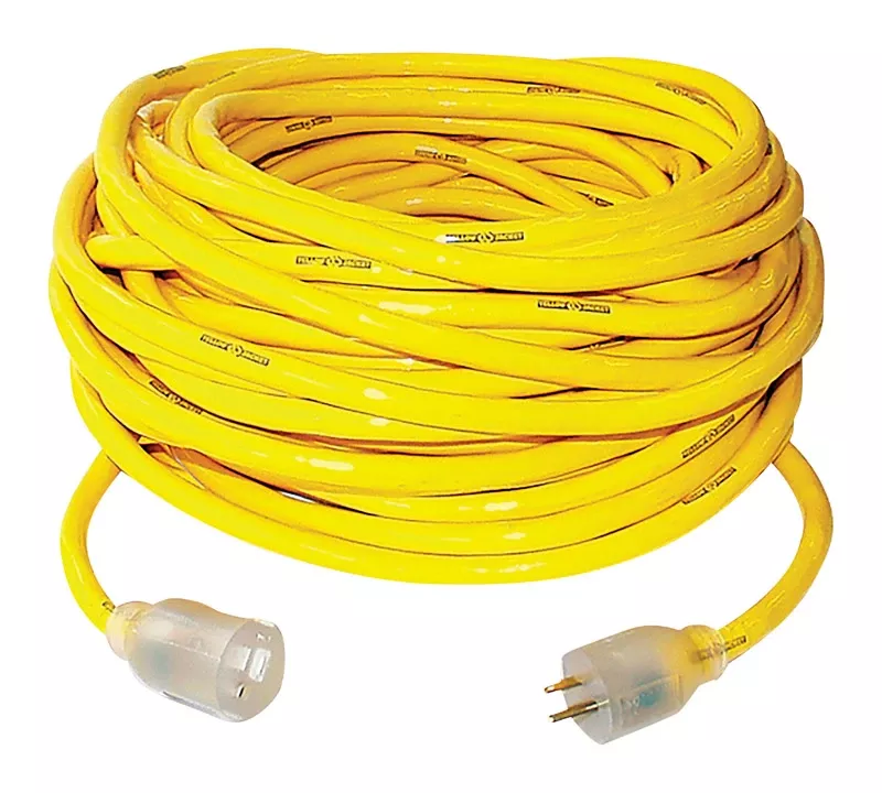 Yellow Jacket 50 Ft 10/3 Contractor-grade Extension Cord, Sjtw-a