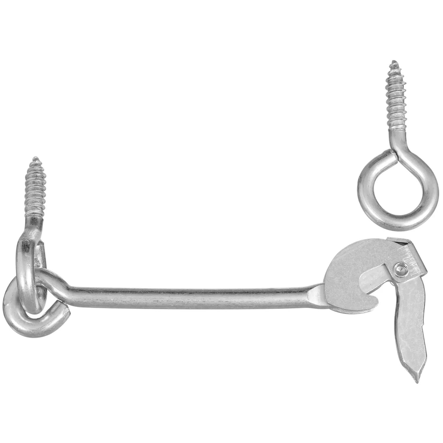 Zinc Safety Gate Hook, 6 In.