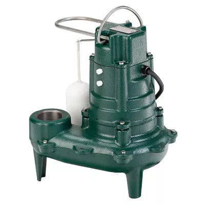 Zoeller Sewage Pump, 1/2 Hp Automatic – Heavy-Duty Submersible Sewage (267-0001)